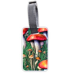 Forest Fairycore Mushroom Foraging Craft Luggage Tag (one Side) by GardenOfOphir