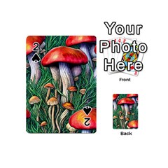 Forest Fairycore Mushroom Foraging Craft Playing Cards 54 Designs (mini) by GardenOfOphir
