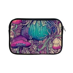 Natural Forest Fairy Mushroom Foraging Apple Ipad Mini Zipper Cases by GardenOfOphir