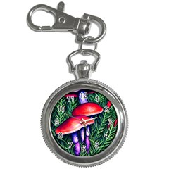 Vintage Flowery Garden Nature Mushroom Key Chain Watches