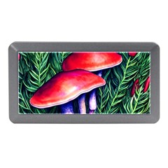 Vintage Flowery Garden Nature Mushroom Memory Card Reader (mini) by GardenOfOphir