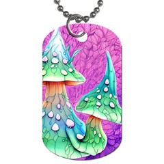 Garden Mushroom Foraging Dog Tag (one Side) by GardenOfOphir