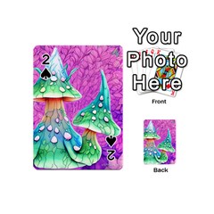 Garden Mushroom Foraging Playing Cards 54 Designs (mini) by GardenOfOphir