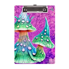 Garden Mushroom Foraging A5 Acrylic Clipboard