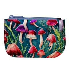 Forest Mushroom Large Coin Purse by GardenOfOphir