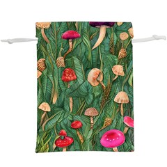 Fairycore Mushroom Lightweight Drawstring Pouch (xl) by GardenOfOphir