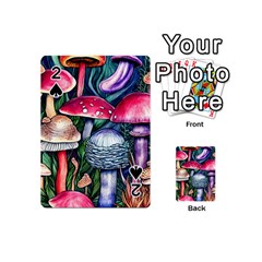 Foraging Mushroom Playing Cards 54 Designs (mini) by GardenOfOphir