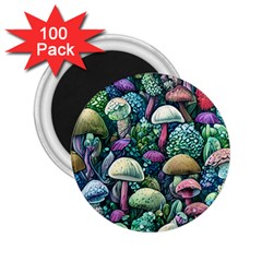 Mushroom Core Fairy 2 25  Magnets (100 Pack)  by GardenOfOphir