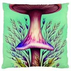 Tiny Witchy Mushroom Standard Premium Plush Fleece Cushion Case (two Sides) by GardenOfOphir