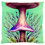 Tiny Witchy Mushroom Standard Premium Plush Fleece Cushion Case (Two Sides) Front