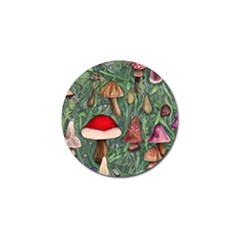 Fairycore Mushroom Forest Golf Ball Marker (4 Pack)