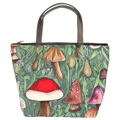 Fairycore Mushroom Forest Bucket Bag by GardenOfOphir