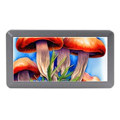 Garden Mushrooms In A Flowery Craft Memory Card Reader (mini) by GardenOfOphir