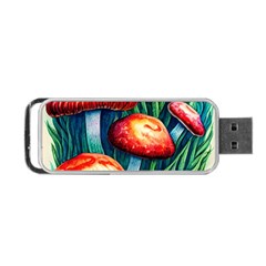 Enchanted Forest Mushroom Portable Usb Flash (two Sides) by GardenOfOphir