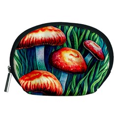 Enchanted Forest Mushroom Accessory Pouch (medium) by GardenOfOphir