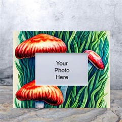 Enchanted Forest Mushroom White Tabletop Photo Frame 4 x6 