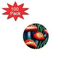 Enchanted Forest Mushroom 1  Mini Buttons (100 Pack)  by GardenOfOphir