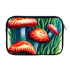 Enchanted Forest Mushroom Apple Macbook Pro 17  Zipper Case by GardenOfOphir