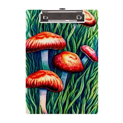 Enchanted Forest Mushroom A5 Acrylic Clipboard