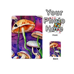 Foraging Mushroom Garden Playing Cards 54 Designs (mini) by GardenOfOphir