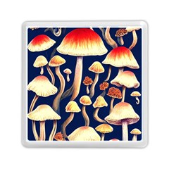 Natural Mushroom Fairy Garden Memory Card Reader (square) by GardenOfOphir