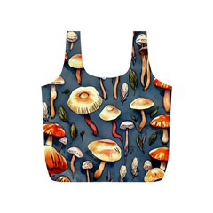 Forest Mushrooms Full Print Recycle Bag (s) by GardenOfOphir