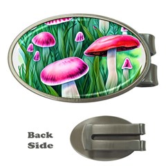 Foreboding Goblincore Mushroom Money Clips (oval)  by GardenOfOphir