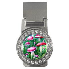 Foreboding Goblincore Mushroom Money Clips (cz)  by GardenOfOphir