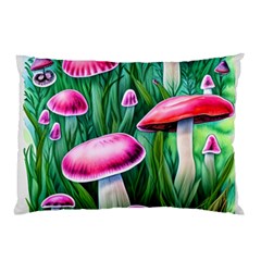 Foreboding Goblincore Mushroom Pillow Case by GardenOfOphir