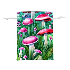 Foreboding Goblincore Mushroom Lightweight Drawstring Pouch (m) by GardenOfOphir