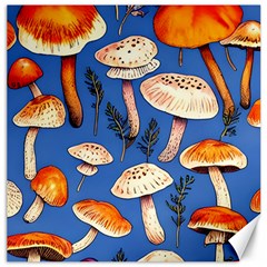 Tiny And Delicate Animal Crossing Mushrooms Canvas 16  X 16  by GardenOfOphir