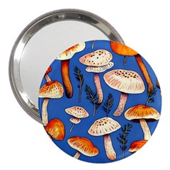 Tiny And Delicate Animal Crossing Mushrooms 3  Handbag Mirrors by GardenOfOphir