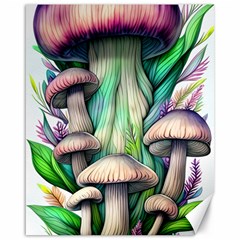 Woodsy Mushroom Canvas 16  X 20  by GardenOfOphir