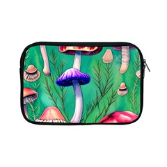 Foresty Mushroom Apple Ipad Mini Zipper Cases by GardenOfOphir