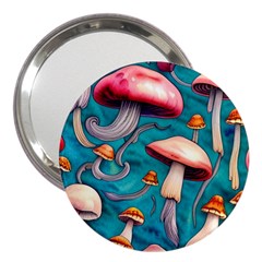 Witchy Mushroom 3  Handbag Mirrors by GardenOfOphir