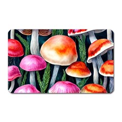 Goblincore Mushroom Magnet (rectangular) by GardenOfOphir