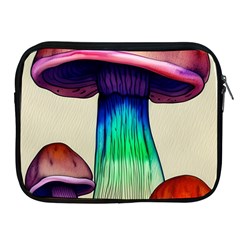 Tiny Mushroom Apple Ipad 2/3/4 Zipper Cases by GardenOfOphir