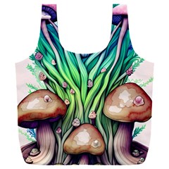 Goblin Core Forest Mushroom Full Print Recycle Bag (xxl) by GardenOfOphir