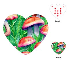 A Forest Fantasy Playing Cards Single Design (heart) by GardenOfOphir