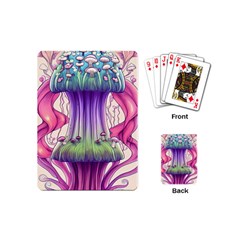 Foresty Mushrooms Playing Cards Single Design (mini) by GardenOfOphir