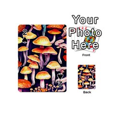 Forestcore Mushroom Playing Cards 54 Designs (mini) by GardenOfOphir