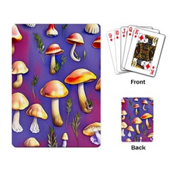 Farmcore Mushrooms Playing Cards Single Design (rectangle) by GardenOfOphir