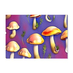 Farmcore Mushrooms Crystal Sticker (a4)