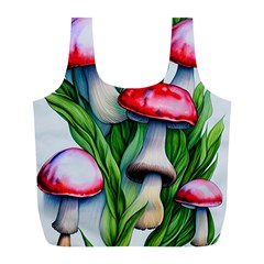 Woods Mushroom Forest Academia Core Full Print Recycle Bag (l) by GardenOfOphir