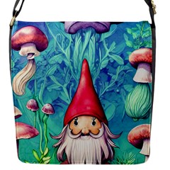 Mushroom Magic Flap Closure Messenger Bag (s) by GardenOfOphir