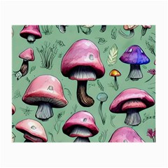 Boho Woods Mushroom Small Glasses Cloth by GardenOfOphir
