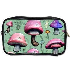 Boho Woods Mushroom Toiletries Bag (two Sides) by GardenOfOphir