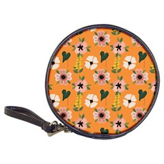 Flower Orange Pattern Floral Classic 20-cd Wallets