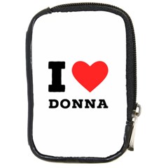 I Love Donna Compact Camera Leather Case