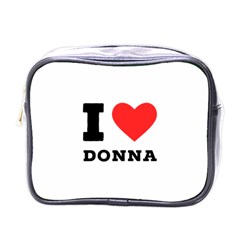 I Love Donna Mini Toiletries Bag (one Side)